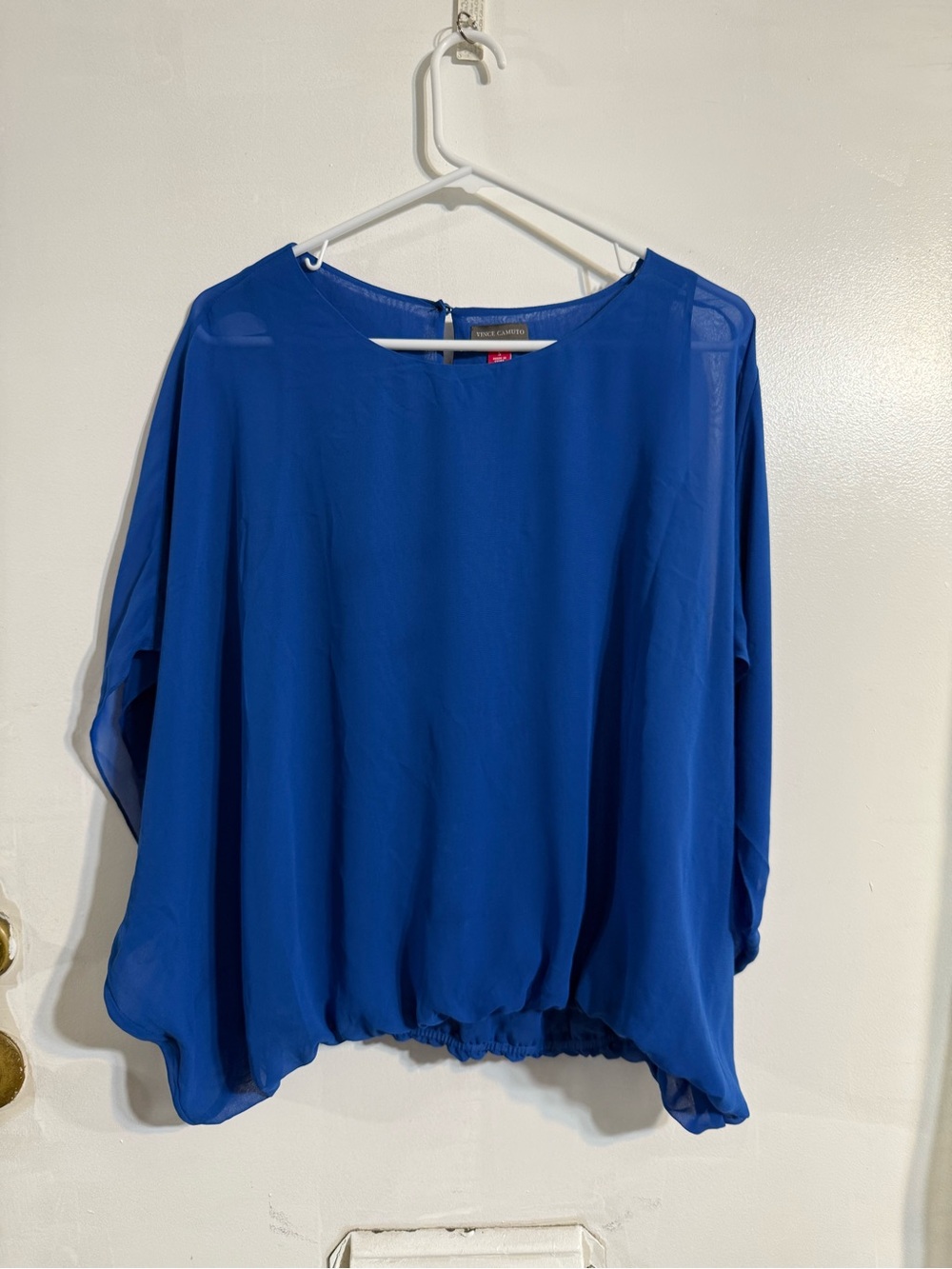 Vince camuto  Royal Blue Dolman Sleeve Blouse size small